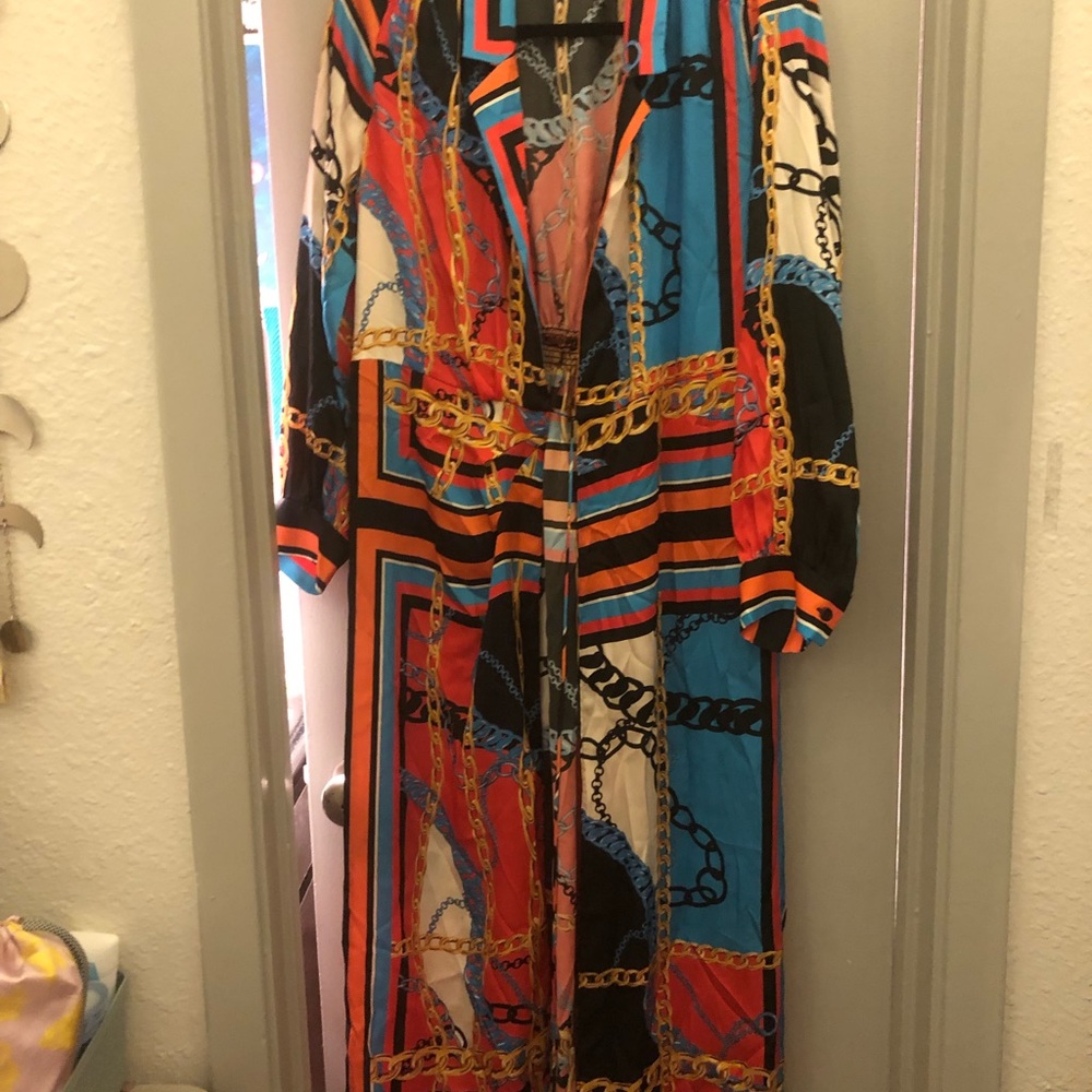 🌟Make me an Offer! 🌟Zara semi sheer coverup-kimono-lightweight robe size Small